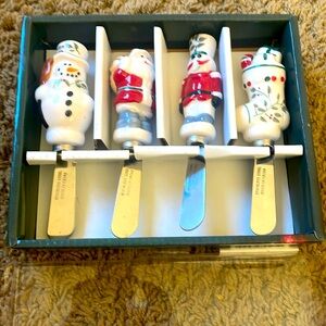 Pfaltzgraff winterberry set cheese set of 4 spreader